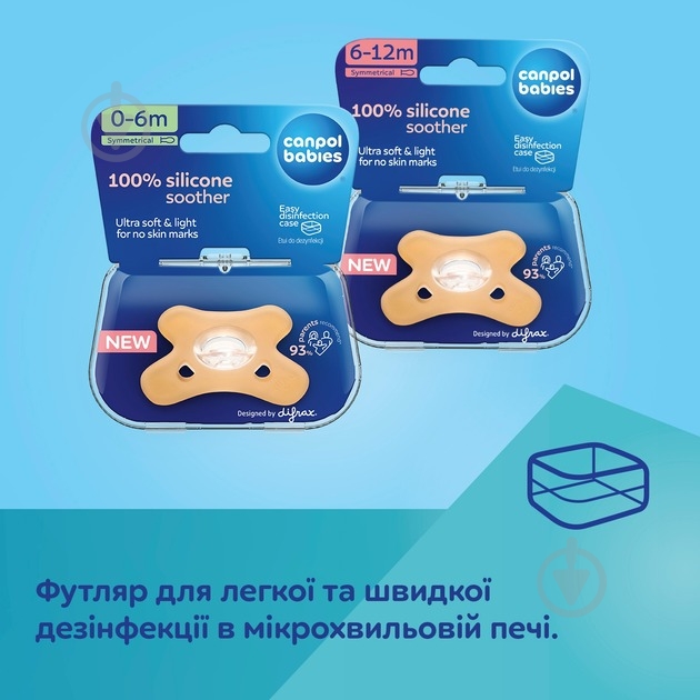 Пустушка симетрична Canpol Babies біла (5901691883116) - фото 9