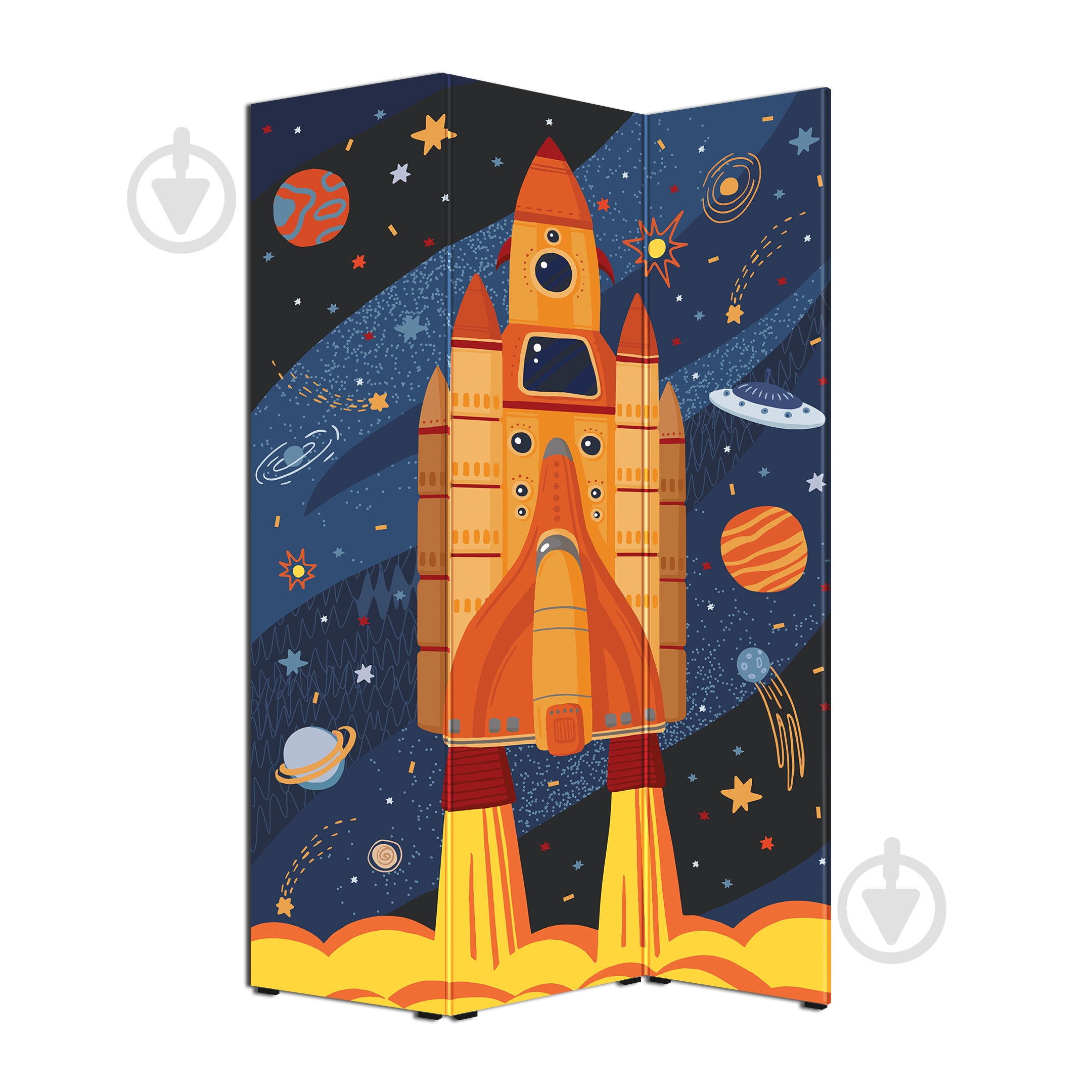 Ширма Теамо для мальчика 2 1750x1180x20 мм синий - фото 3