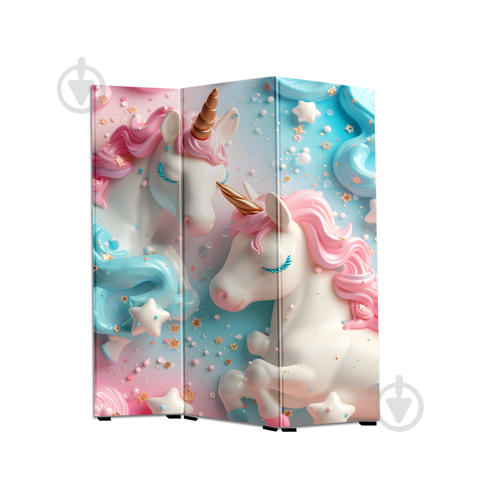 Ширма Теамо для девочки 1750x1400x25 мм розовый - фото 3 Ширма Теамо для девочки 1750x1400x25 мм розовый - фото 3