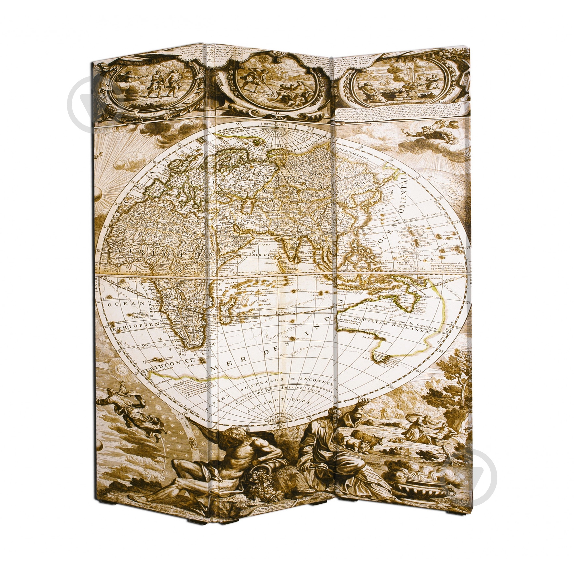 Ширма Теамо Карта 1750x1400x25 мм бежевый - фото 2