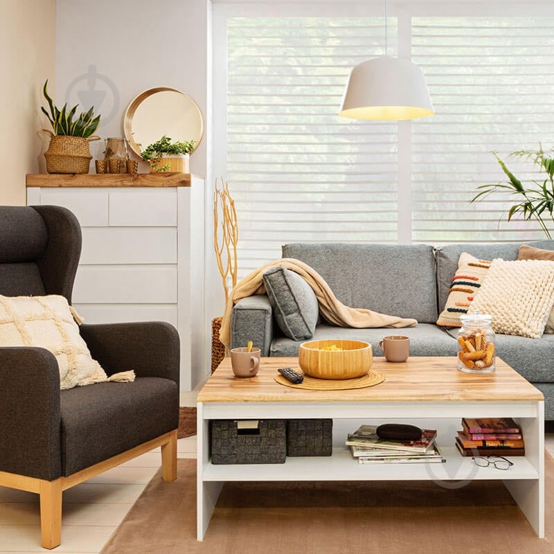 Стіл журнальний BRW Holten 1100x650x455 мм дуб вотерфорд/(S493-LAW/110-DWF) - фото 3 Стіл журнальний BRW Holten 1100x650x455 мм дуб вотерфорд/(S493-LAW/110-DWF) - фото 3