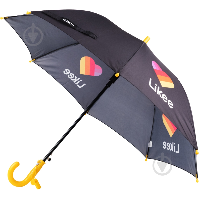 Зонт-трость KITE 2001 LK черный - фото 3