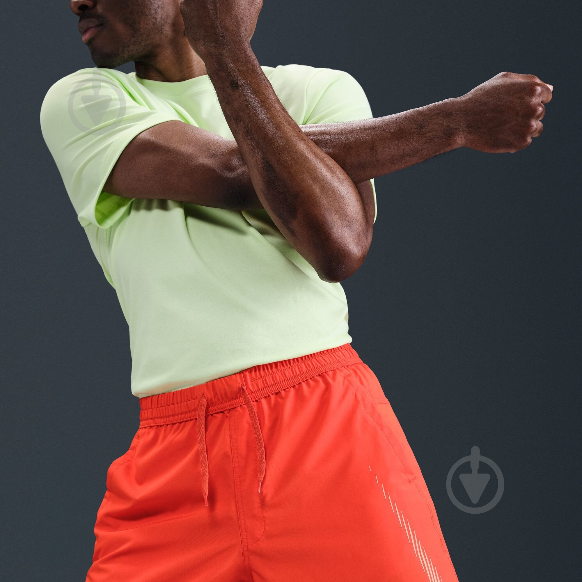 Шорти Nike M NK DF FORM 9IN UL SHORT SWOO HJ4045-633 р. XL помаранчевий - фото 9