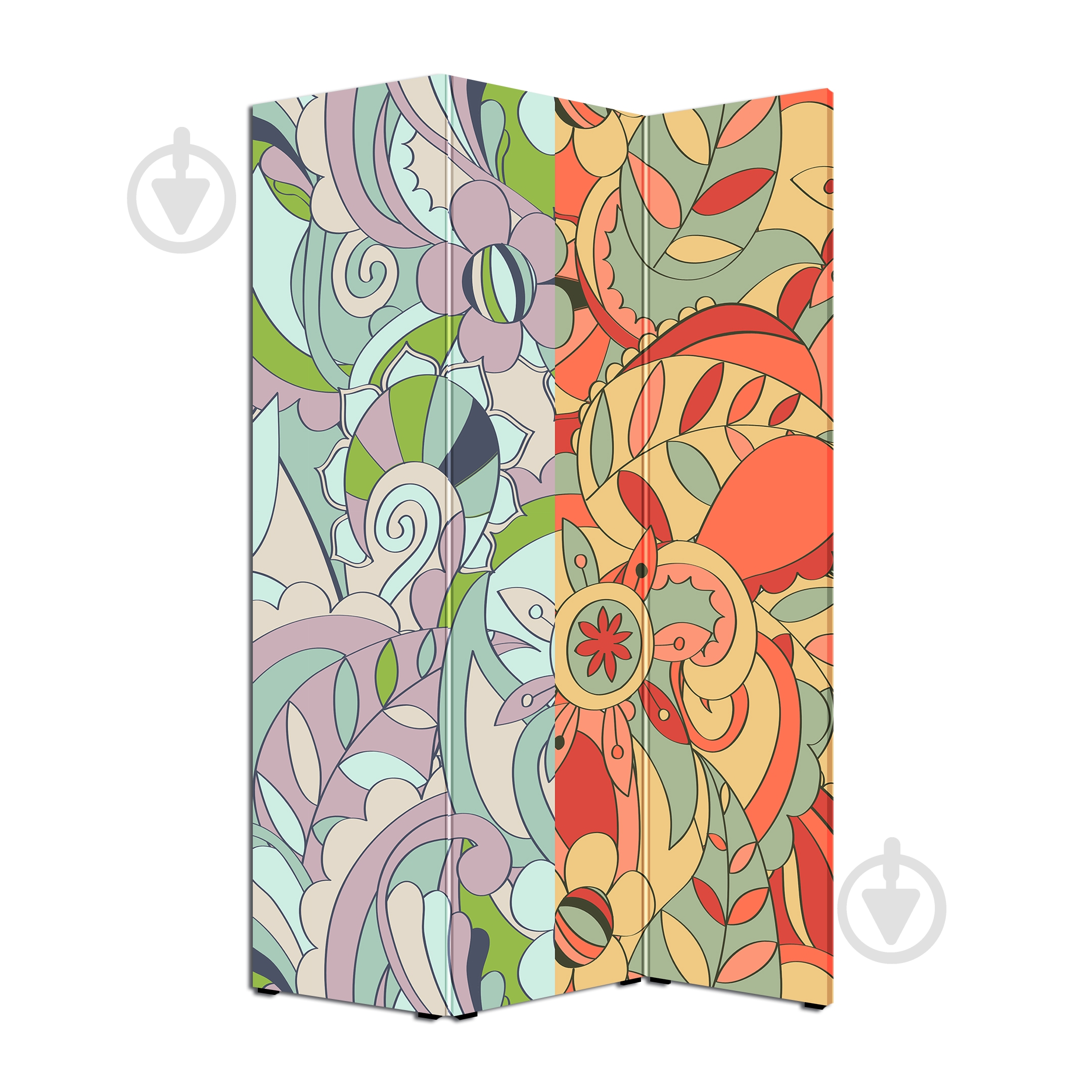 Ширма Теамо Патерн 2 1750x1150x20 мм разноцветный - фото 3 Ширма Теамо Патерн 2 1750x1150x20 мм разноцветный - фото 3