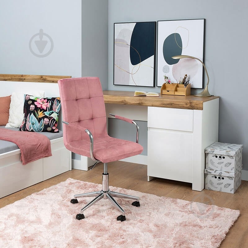 Стол письменный BRW Holten 1д1ш 815х1302х565 мм белый/дуб вотан (S440-BIU1D1S-BI/DWO/BIP) - фото 5