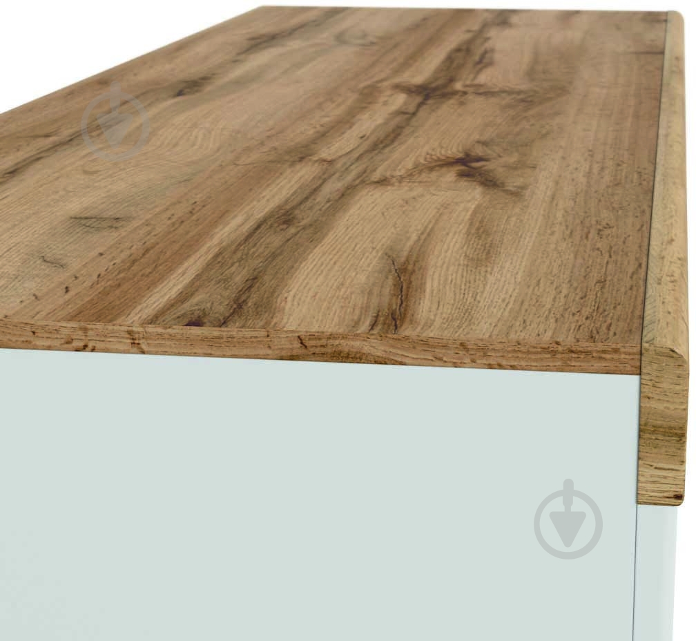 Стол письменный BRW Holten 1д1ш 815х1302х565 мм белый/дуб вотан (S440-BIU1D1S-BI/DWO/BIP) - фото 4