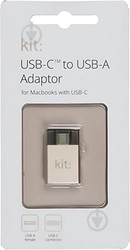 Адаптер Kit USB Type-C – USB золотой (CADPGD) Adaptor Premium - фото 3