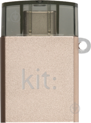 Адаптер Kit USB Type-C – USB золотой (CADPGD) Adaptor Premium - фото 1