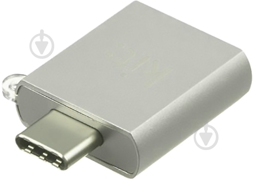 Адаптер Kit USB Type-C – USB серебряный (CADPSL) Adaptor Premium - фото 2