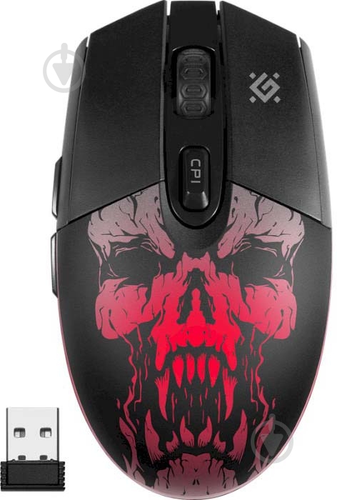 Мышка Defender Beta GM-707L LED 6D black (52707) - фото 1