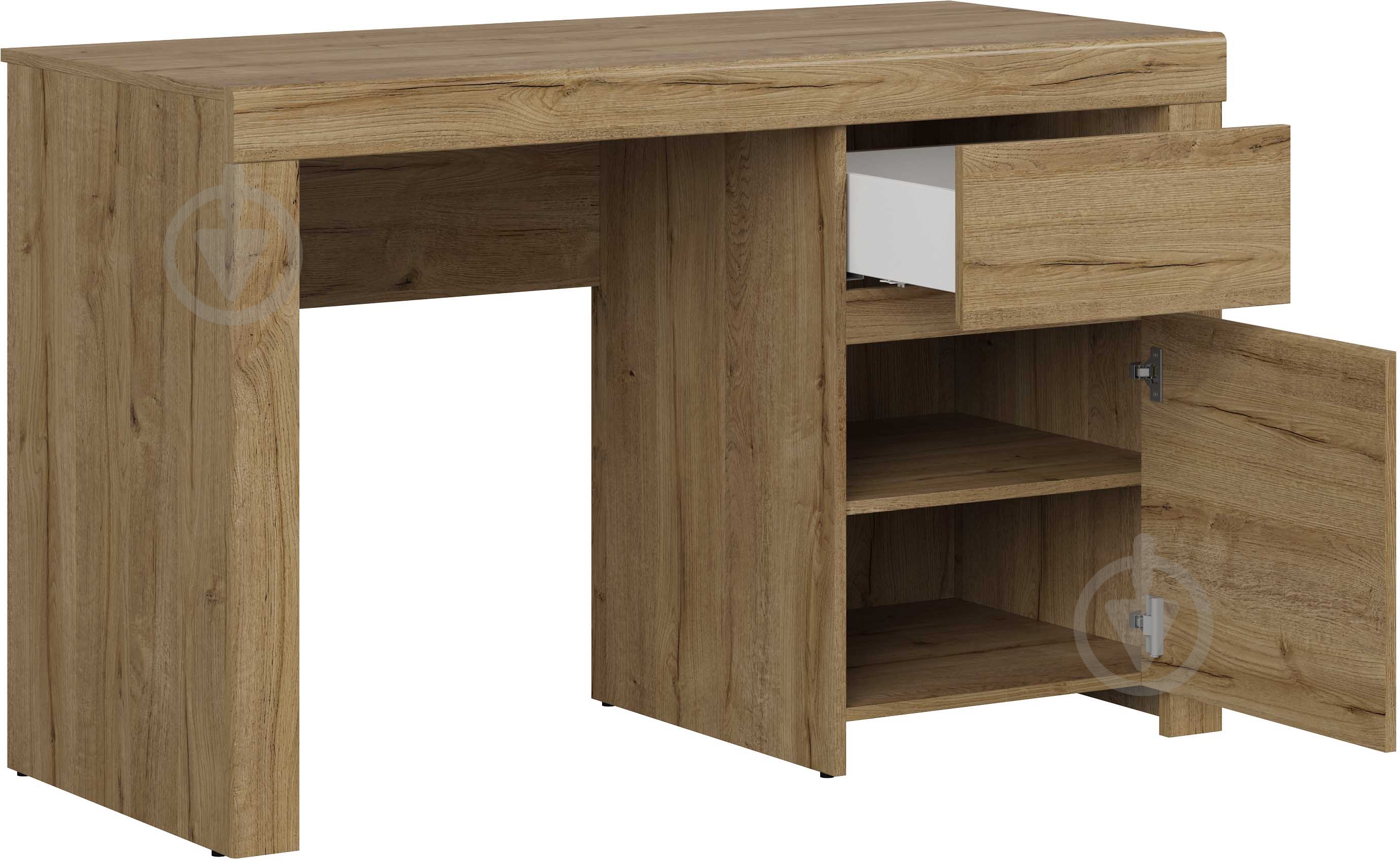 Стол письменный BRW Holten 1д1ш 815х1302х565 мм лиственница сибиу белая/(S493-BIU1D1S-DWF) - фото 3 Стол письменный BRW Holten 1д1ш 815х1302х565 мм лиственница сибиу белая/(S493-BIU1D1S-DWF) - фото 3