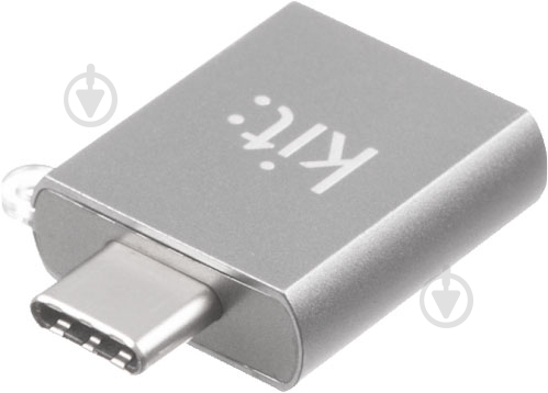Адаптер Kit USB Type-C – USB сірий (CADPGR) - фото 1