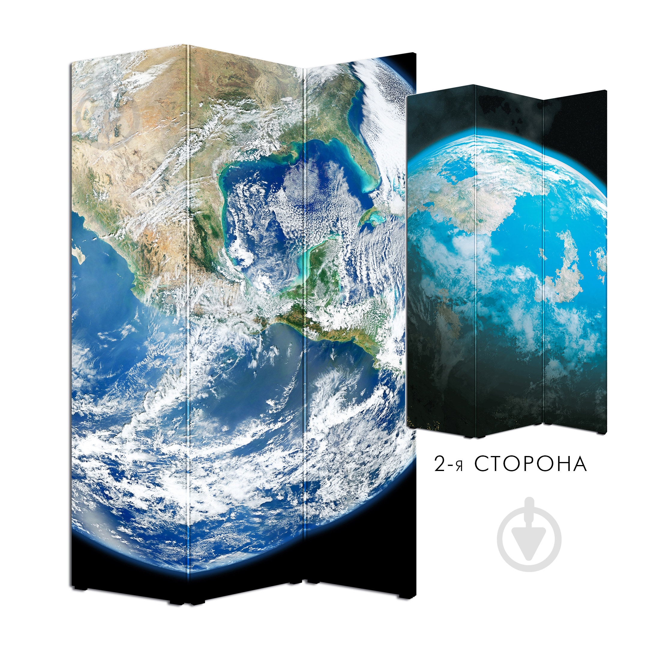 Ширма Теамо Космос 1750x1150x20 мм голубой - фото 1 Ширма Теамо Космос 1750x1150x20 мм голубой - фото 1