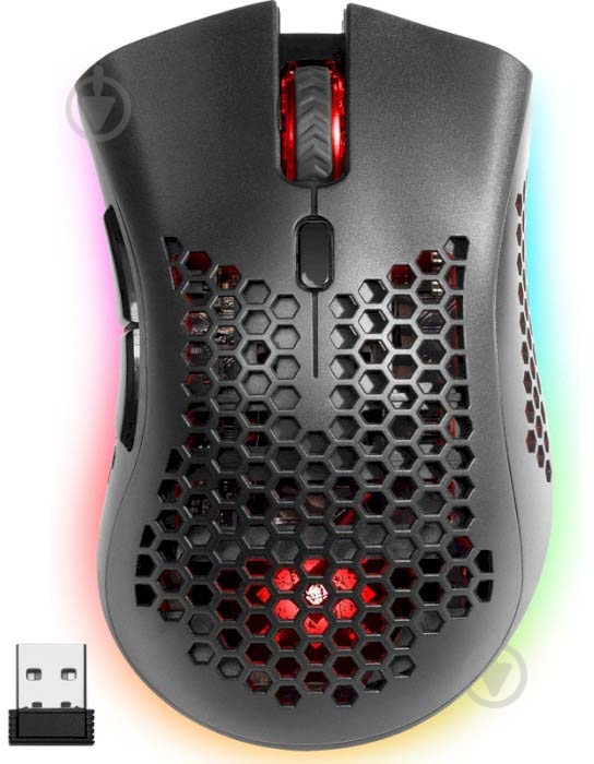Мышь Defender Warlock GM-709L RGB black (52709) - фото 1 Мышь Defender Warlock GM-709L RGB black (52709) - фото 1