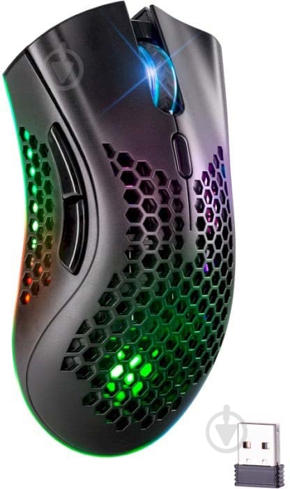 Мышь Defender Warlock GM-709L RGB black (52709) - фото 2 Мышь Defender Warlock GM-709L RGB black (52709) - фото 2