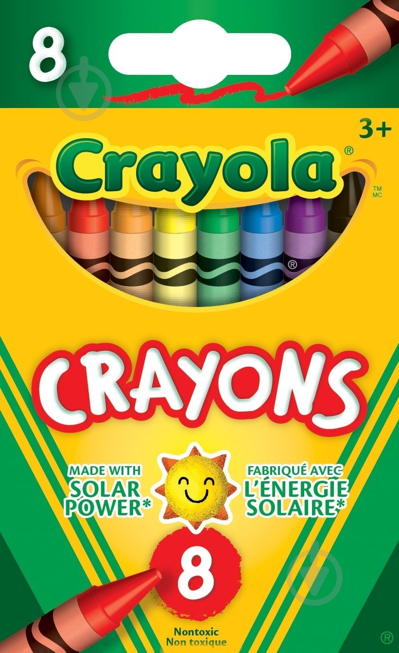 Мел восковый 8 шт./уп. Crayola - фото 1