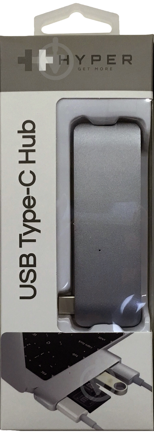 Адаптер Kit  Multiport USB-C to USB 3.0 SD/microSD space grey - фото 5