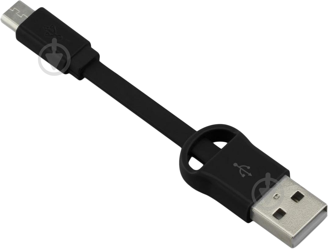 Кабель-брелок Kit USB – microUSB 0.15 м черный (8600USBKEYBK) - фото 2 Кабель-брелок Kit USB – microUSB 0.15 м черный (8600USBKEYBK) - фото 2