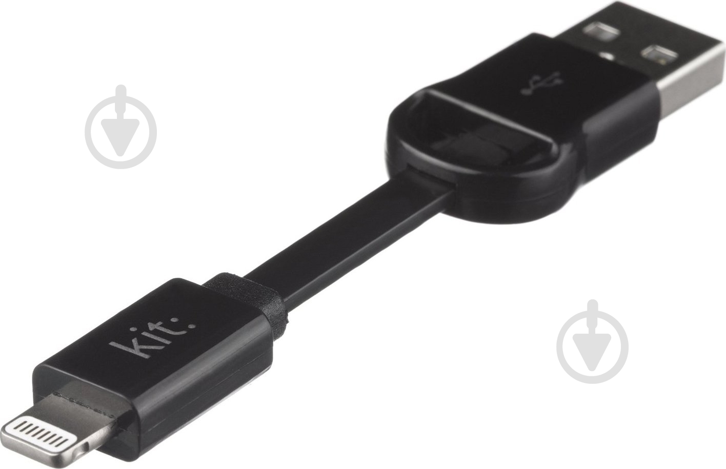 Кабель-брелок Kit USB – microUSB 0.15 м черный (IP5USBKEYBK) - фото 3