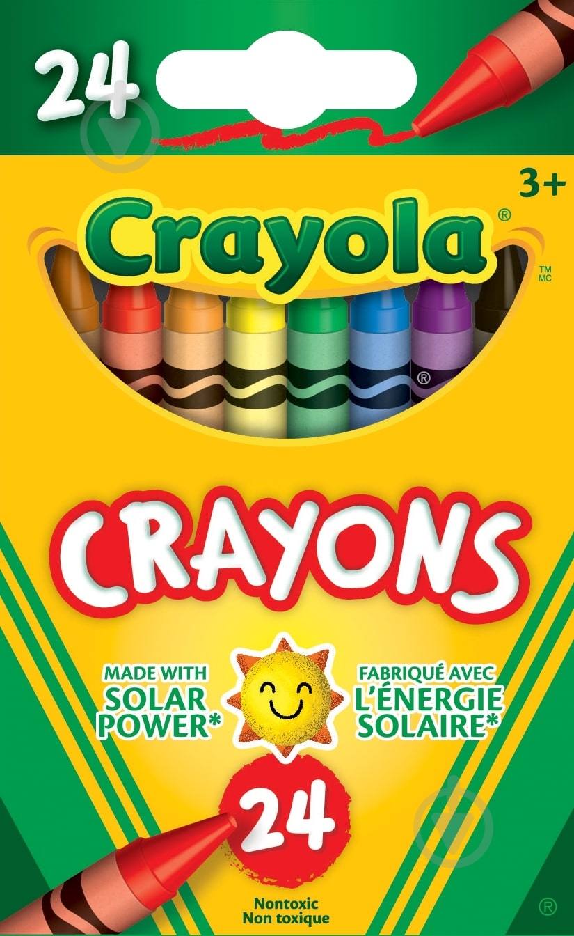 Мел восковый 24 шт./уп. Crayola - фото 1 Мел восковый 24 шт./уп. Crayola - фото 1