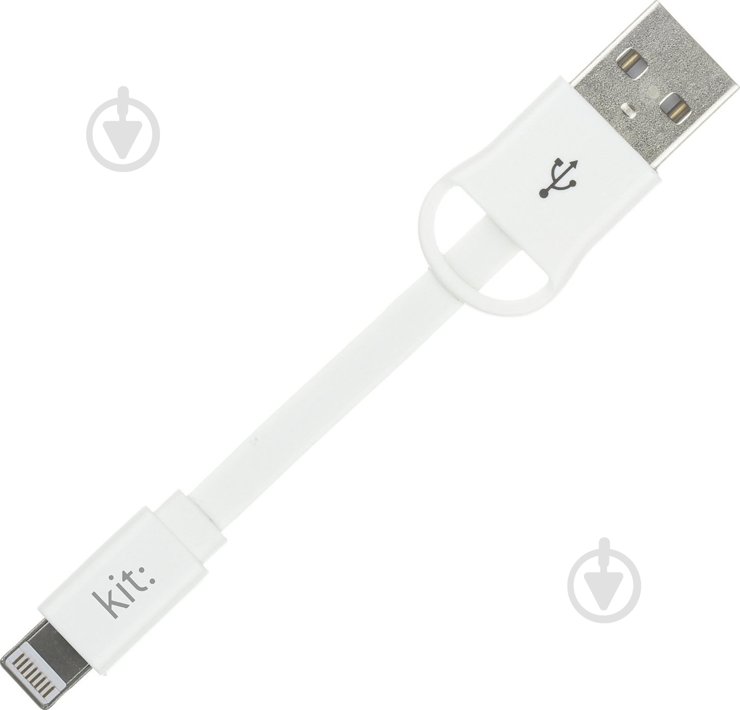 Кабель-брелок Kit USB – microUSB 0.15 м белый (IP5USBKEYWH) - фото 2 Кабель-брелок Kit USB – microUSB 0.15 м белый (IP5USBKEYWH) - фото 2