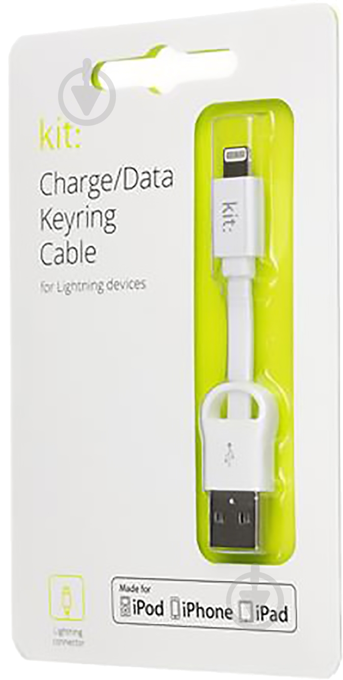 Кабель-брелок Kit USB – microUSB 0.15 м белый (IP5USBKEYWH) - фото 4 Кабель-брелок Kit USB – microUSB 0.15 м белый (IP5USBKEYWH) - фото 4