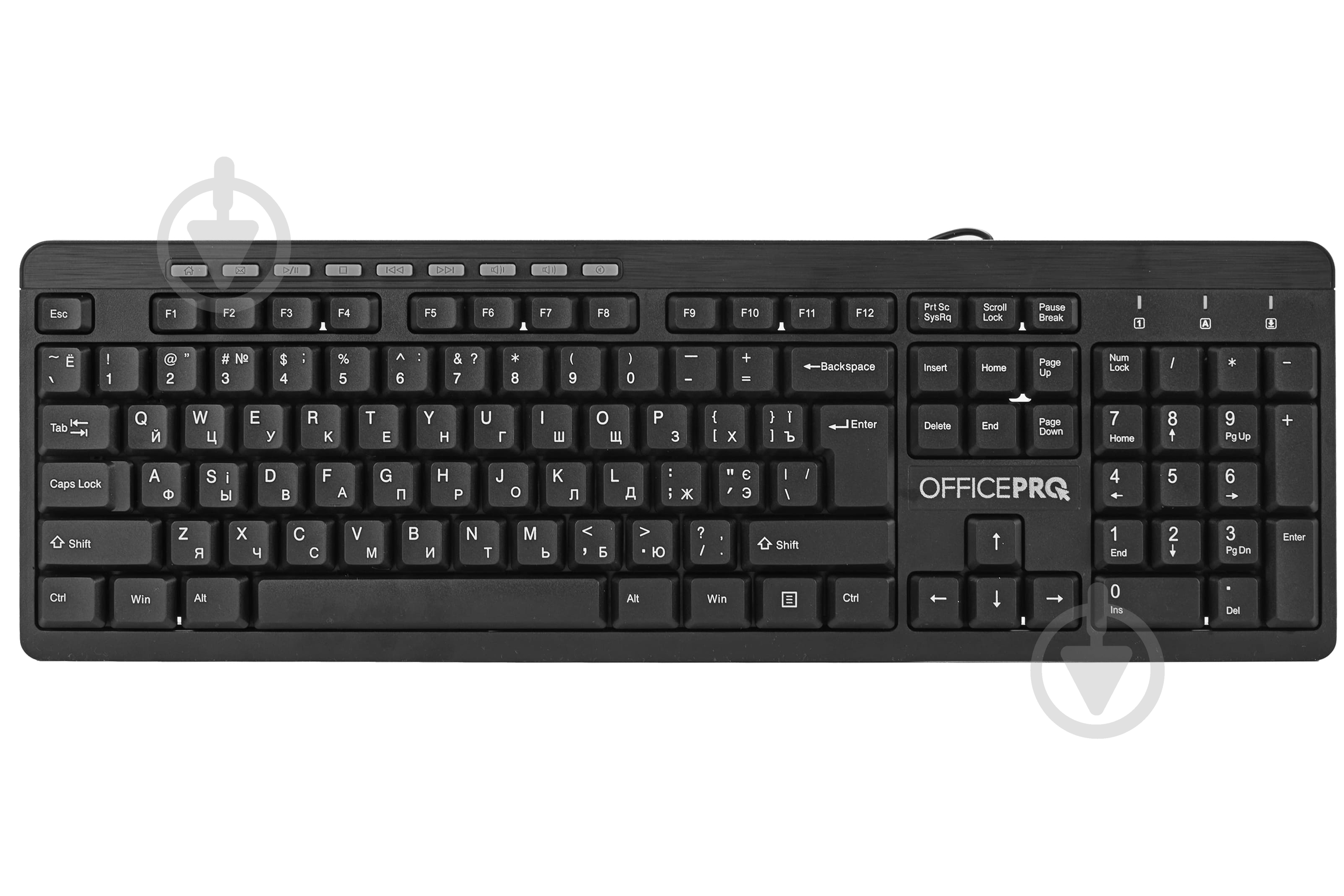 Клавиатура OfficePro SK210 (SK210) black - фото 1