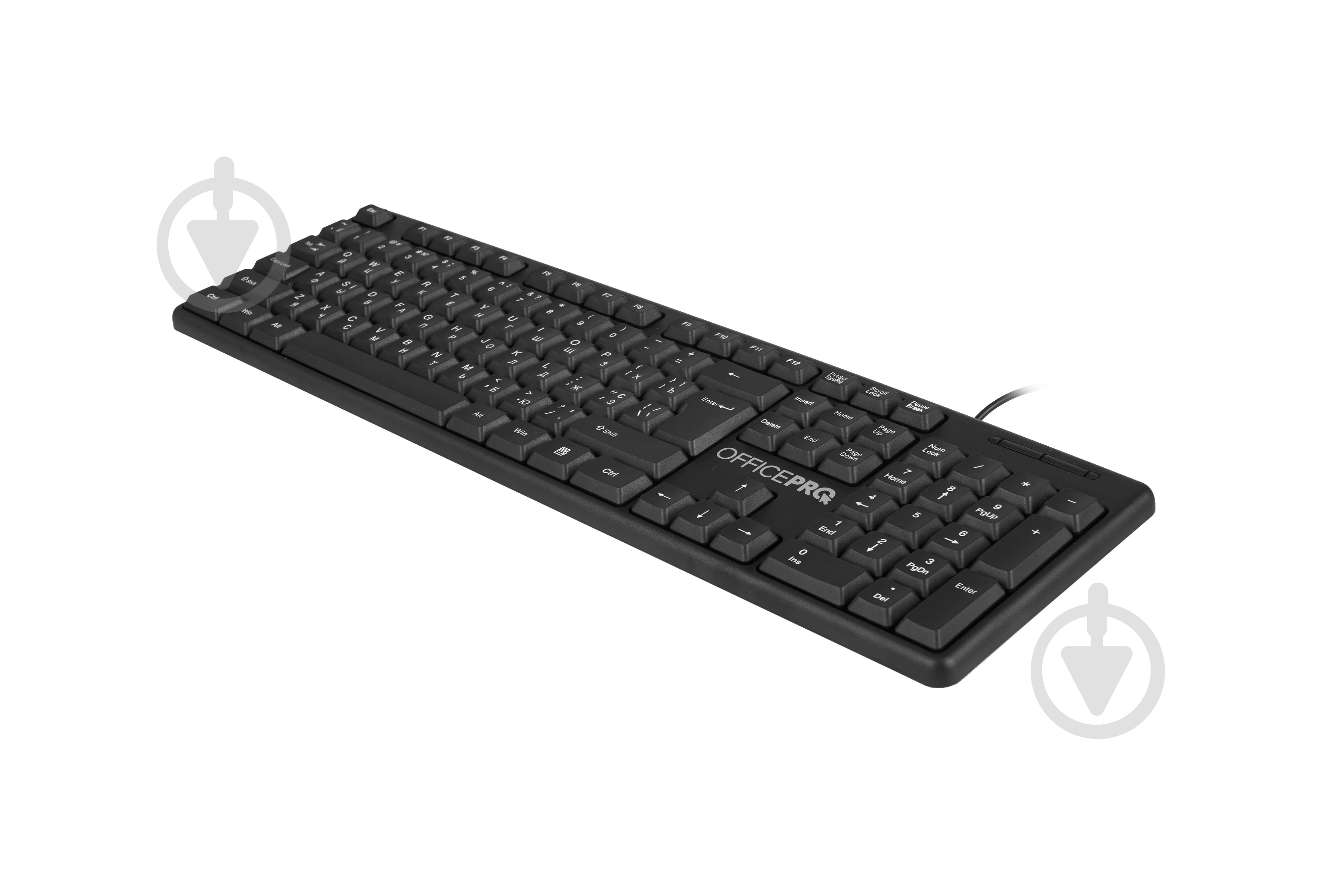 Клавіатура OfficePro (SK166) black - фото 2