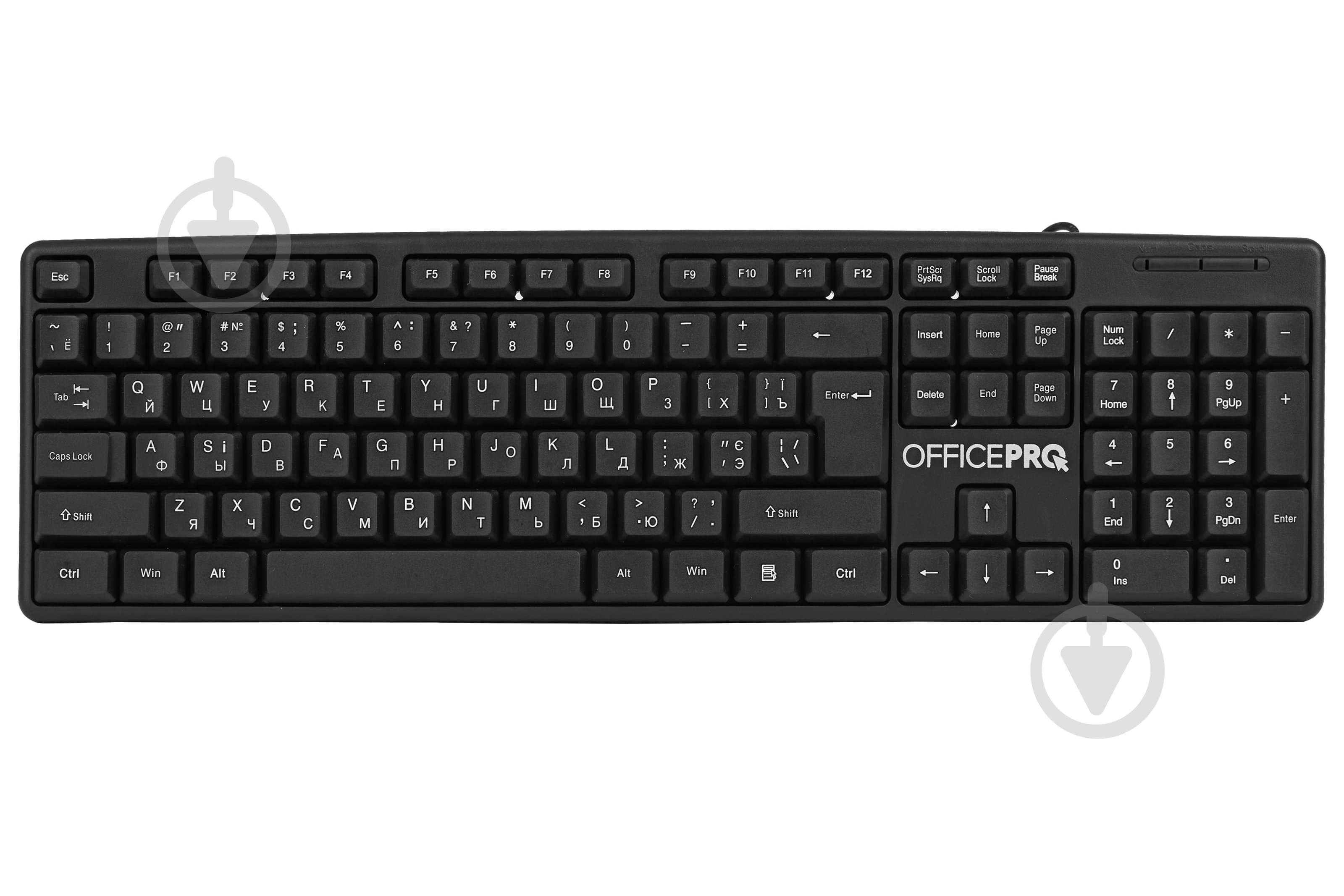 Клавіатура OfficePro (SK166) black - фото 1