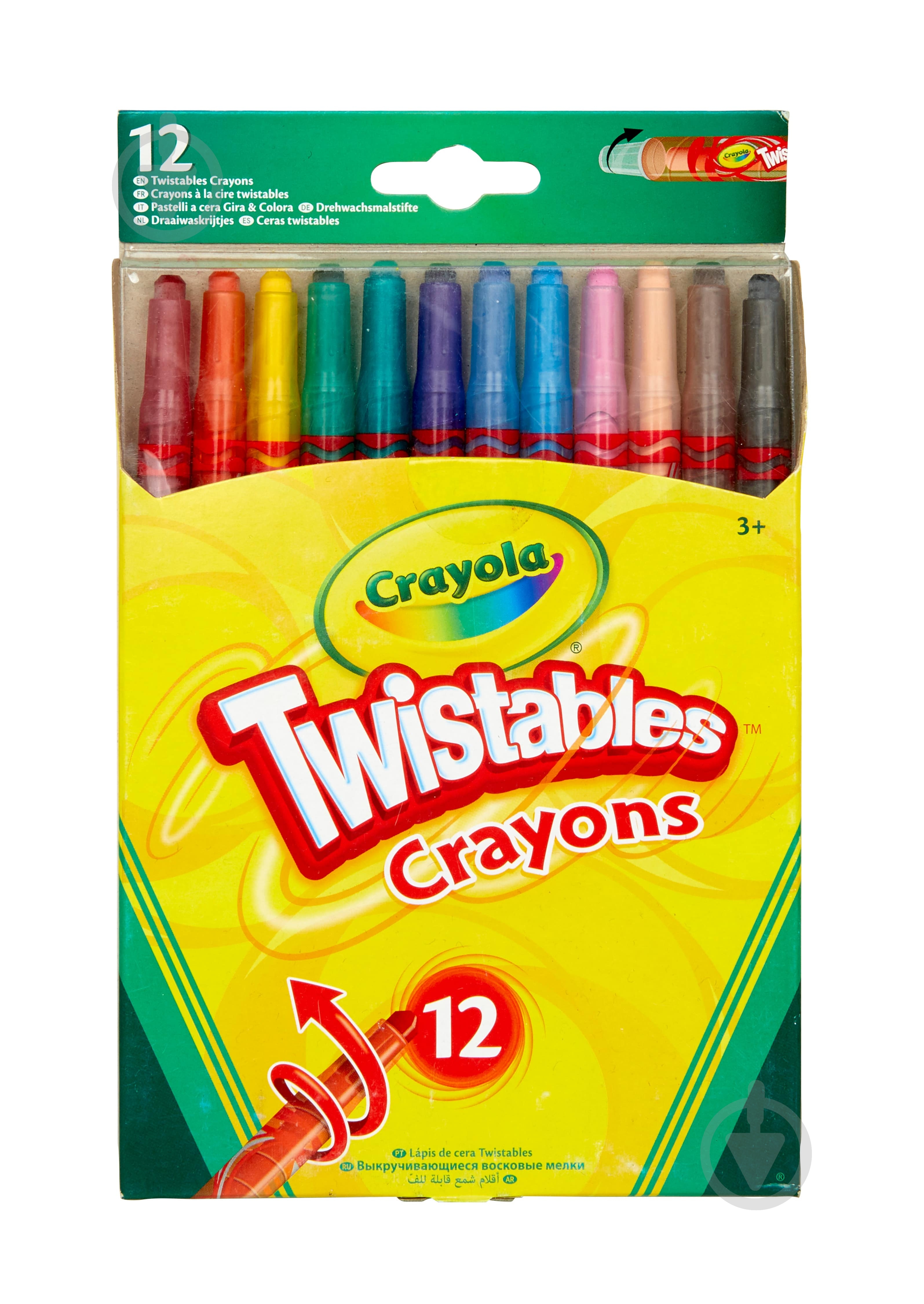 Крейда воскова Твіст 12 шт./уп. Crayola - фото 1 Крейда воскова Твіст 12 шт./уп. Crayola - фото 1
