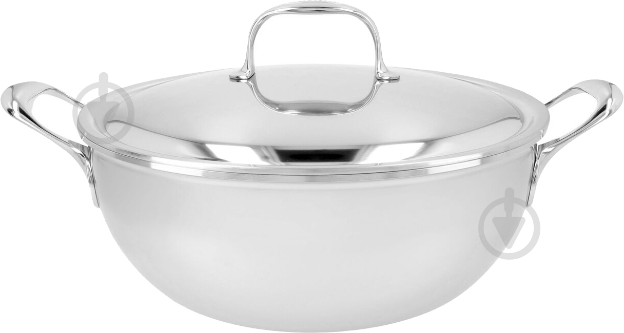 Сотейник конічний 28 см з двосторонньою кришкою 4.75 л Silvinox Atlantis 7 40850-935-0 Demeyere - фото 2