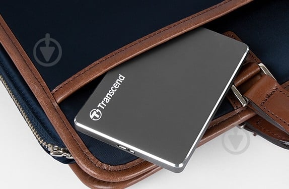 Зовнішній жорсткий диск Transcend 25C3N 1 ТБ 2,5" USB 3.1 (TS1TSJ25C3N) space grey - фото 2 Зовнішній жорсткий диск Transcend 25C3N 1 ТБ 2,5" USB 3.1 (TS1TSJ25C3N) space grey - фото 2