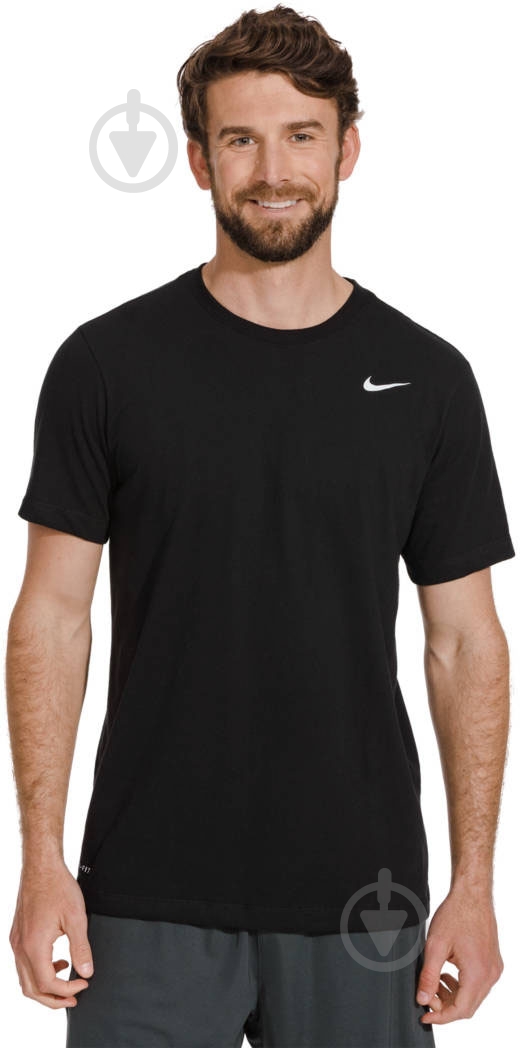 Футболка Nike M NK DF TEE DFC CREW SOLID AR6029-010 р.3XL-T черный - фото 6