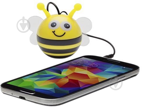 Колонки Kit KS Mini Buddy Speaker Bee 1.0 yellow (KSNMBBEE) - фото 3 Колонки Kit KS Mini Buddy Speaker Bee 1.0 yellow (KSNMBBEE) - фото 3