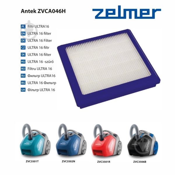 HEPA-фильтр Zelmer ZVCA046H - фото 2