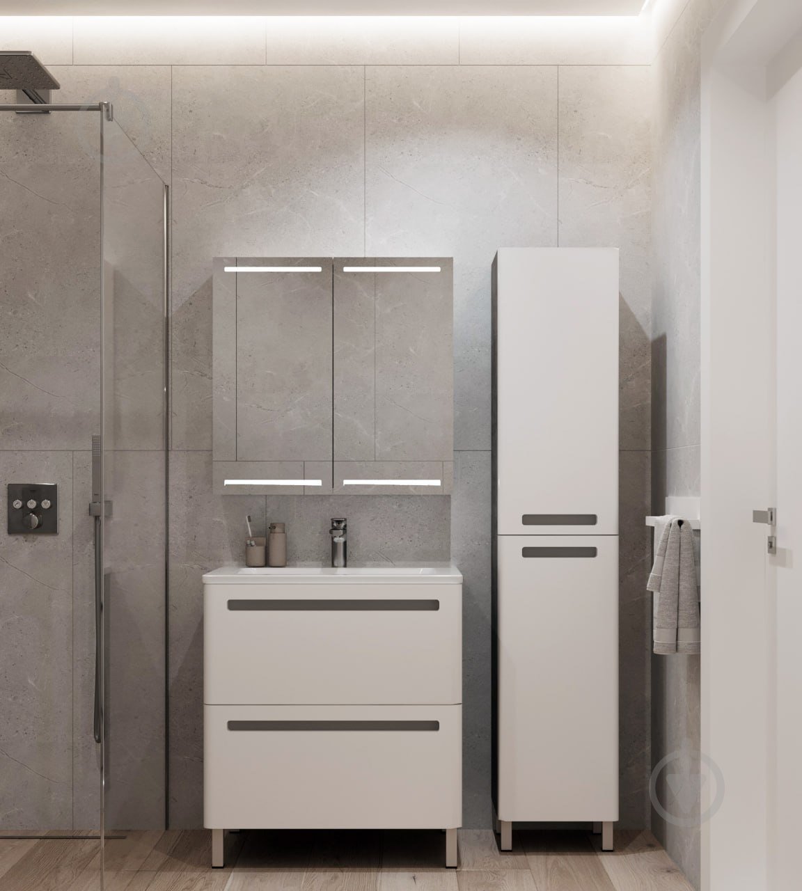 Зеркальный шкаф Сансервіс "Кантри-90" - фото 2