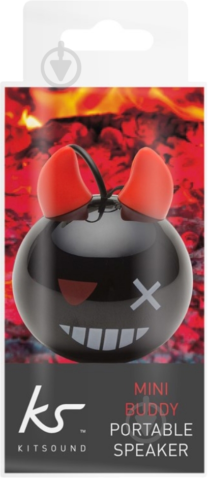 Колонки Kit KS Mini Buddy Speaker Devil Bomb 1.0 black (KSNMBDB) - фото 5 Колонки Kit KS Mini Buddy Speaker Devil Bomb 1.0 black (KSNMBDB) - фото 5