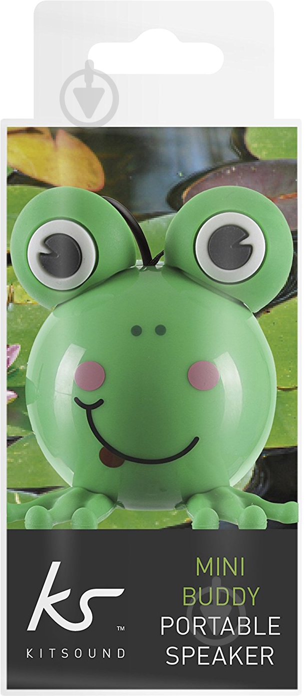 Колонки Kit KS Mini Buddy Speaker Frog 1.0 green (KSNMBFRG) - фото 4 Колонки Kit KS Mini Buddy Speaker Frog 1.0 green (KSNMBFRG) - фото 4