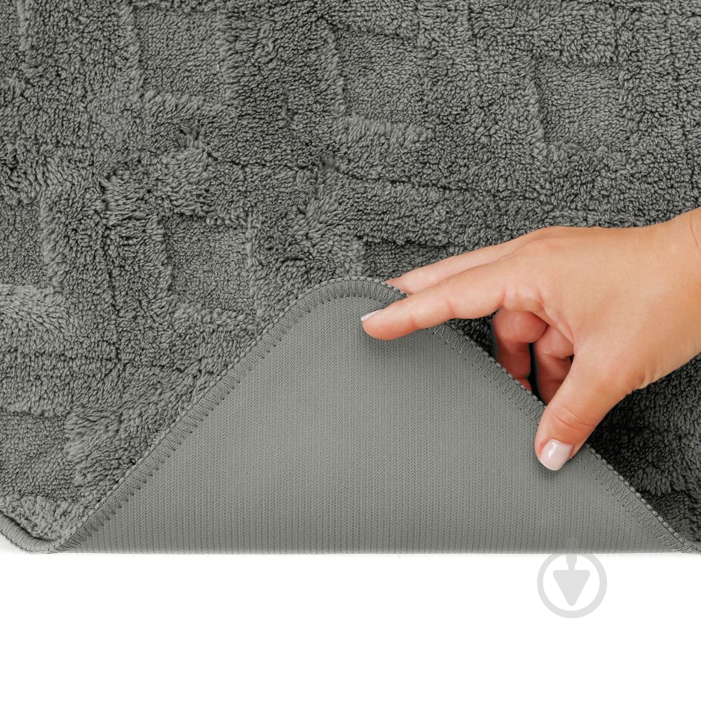 Коврик Dariana Towel 39,5x60 см серый - фото 3