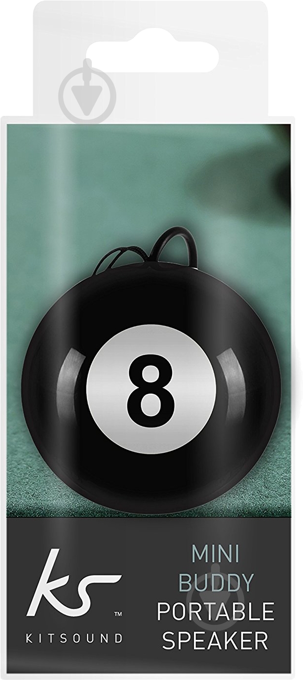 Колонки Kit KS Mini Buddy Speaker Magic 8 Ball 1.0 black (KSNMB8BA) - фото 5