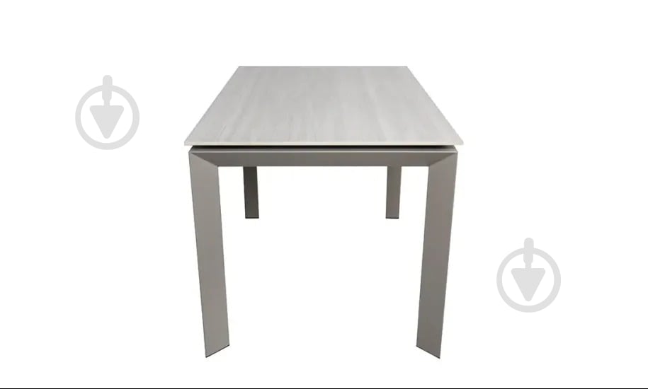 Стол обеденный Prestol Ларс 1400(2000)x800x750мм бежевый/шампань - фото 3