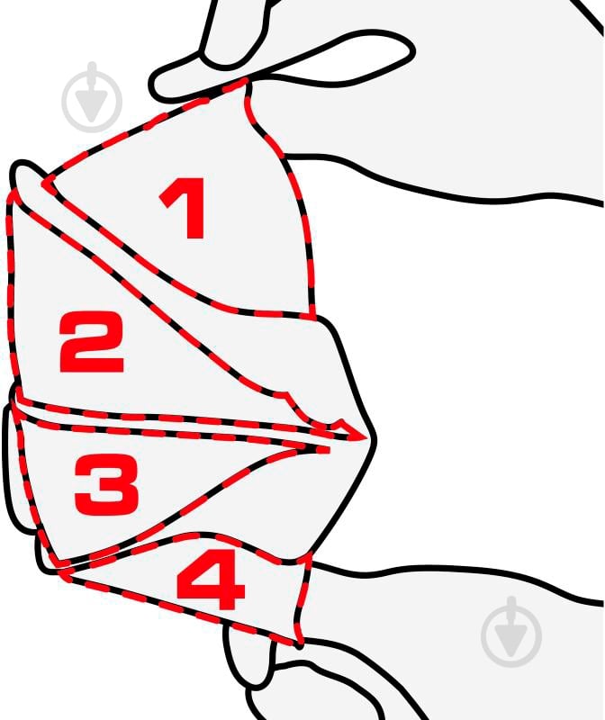 Респиратор Delta Plus FFP2 1 шт. M1204VC - фото 4