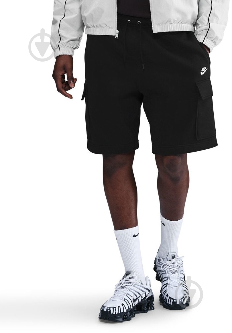 Шорти Nike M NK CLUB BB CARGO SHORT FN3525-010 р. XL чорний - фото 1