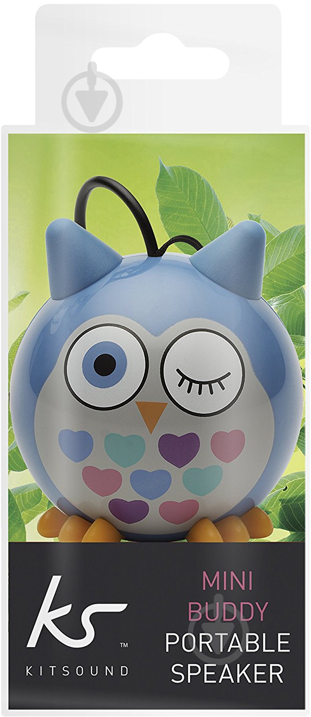 Колонки Kit KS Mini Buddy Speaker Owl 1.0 blue (KSNMBOWLBL) - фото 4