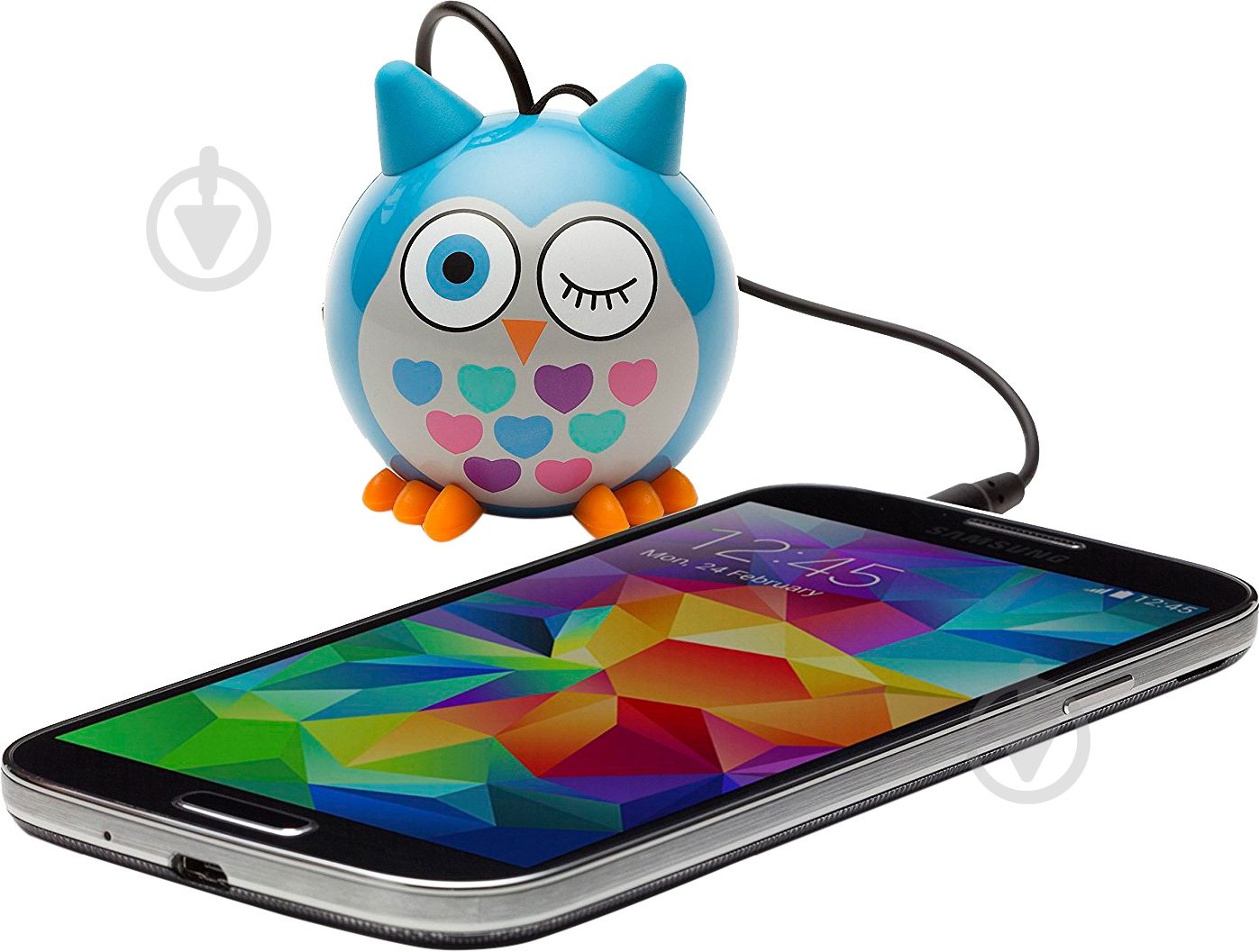 Колонки Kit KS Mini Buddy Speaker Owl 1.0 blue (KSNMBOWLBL) - фото 3