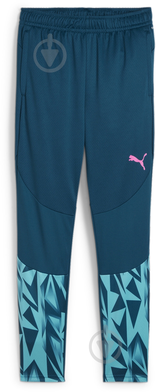 Брюки Puma INDIVIDUALFINAL TRAINING PANTS 65902156 р. S синий - фото 1