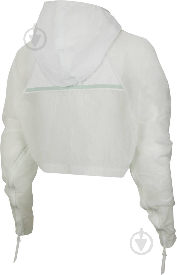 Куртка женская демисезонная Nike W NSW JKT UP IN AIR CT0764-083 р.XS белая - фото 2
