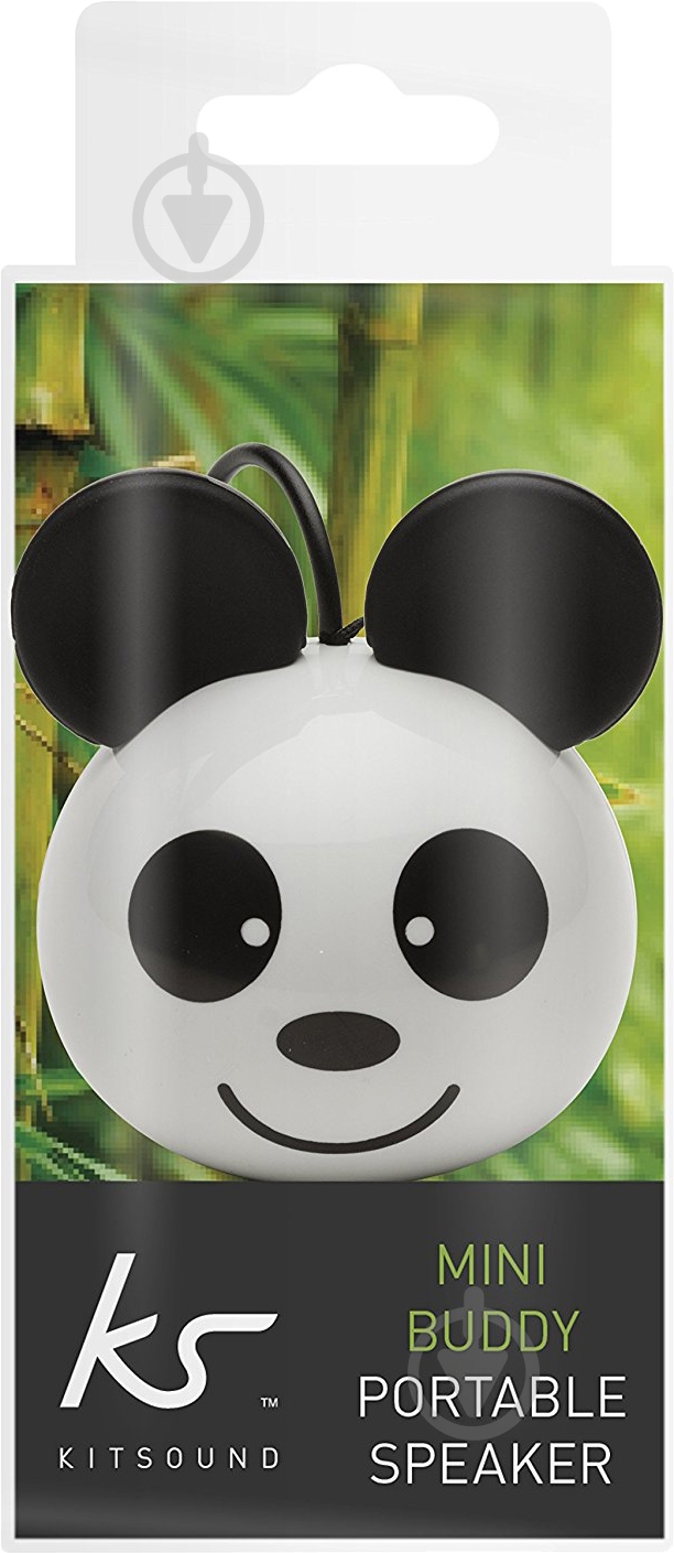 Колонки Kit KS Mini Buddy Speaker Panda 1.0 white (KSNMBPAN) - фото 4