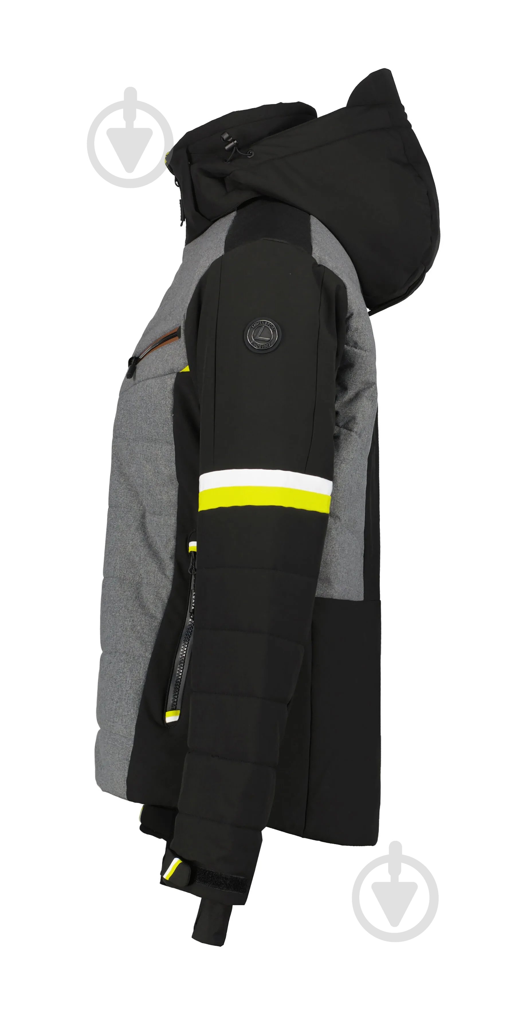 Куртка мужская зимняя LUHTA ALAKITKA 36584_412_L_811 р.50 серая с черным - фото 3