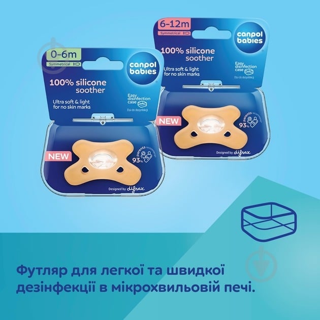 Пустышка симметричная Canpol Babies зеленая (5901691883079) - фото 8